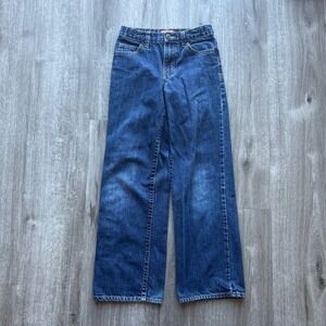Old Navy Kids Regular Fit Blue Wash Denim Jeans Size 14 Slim Adjustable Waist